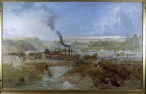 Clifton z přepadové přehrady od James Baker Pyne