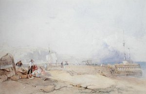 Doverský přístav od James Baker Pyne