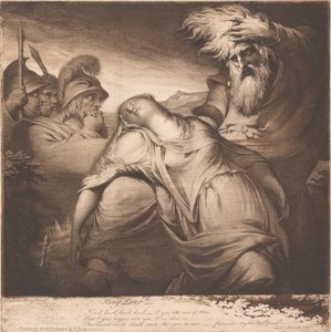 Král Lear a Cordelie od James Barry