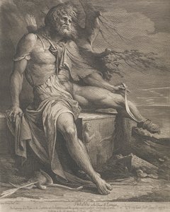 Philoctetes na ostrově Lemnos od James Barry