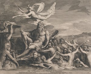 Temže aneb Triumph of Navigation (Návrhy velké místnosti Společnosti pro podporu umění) od James Barry