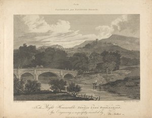Clitheros z Eadsford Bridge od James Basire