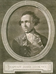 Portrét kapitána Jamese Cooka od James Basire