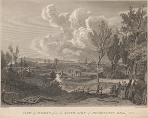 Pohled na Oxford z jižní strany Heddington Hill od James Basire