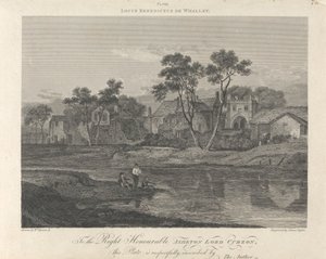 Whalley Abbey (bližší pohled) od James Basire