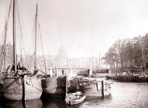 Kanálové lodě, Rotterdam, 1898. od James Batkin