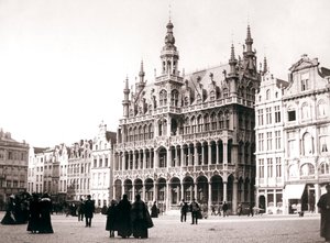 Tržní náměstí, Brusel, 1898.