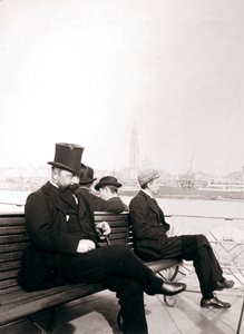 Cestující na trajektu, Rotterdam, 1898. od James Batkin