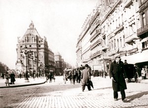 Pouliční scéna, Brusel, 1898.