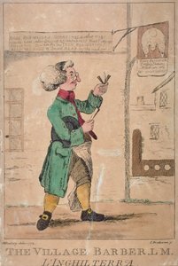 "Vesnický holič", 1772