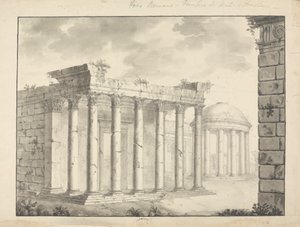 Neidentifikovaný Temple Faustana (?) od James Bruce