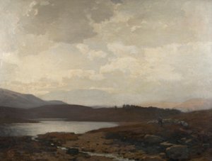 Dinnet Moor (olej na plátně)