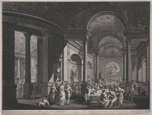 Fete Champetre, 9. června 1774 (uvnitř večeřadla)