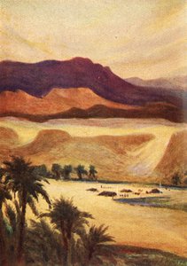 Palestinský tábor v Elim - Hebr. xiii. 11, c1924. Tvůrci: James Clark, Henry A Harper.