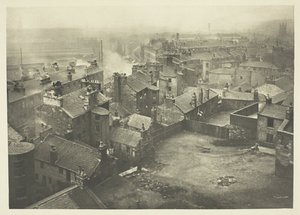 Staré domy Roh George Street a High Street od James Craig Annan