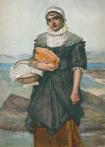 Francouzská rybářka, c1890, 1906. od James Dromgole Linton