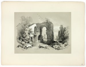 Aliscamps, W. Arles, z Malebných výběrů od James Duffield Harding