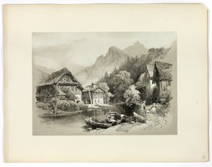 Brunnen, z Malebných výběrů od James Duffield Harding