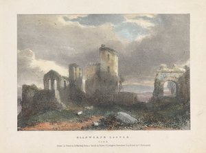 Hrad Glanworth od James Duffield Harding