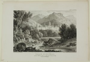 Palác Escurial od James Duffield Harding