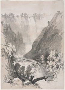 Skici doma a v zahraničí: Falls of Terni, 1830. od James Duffield Harding