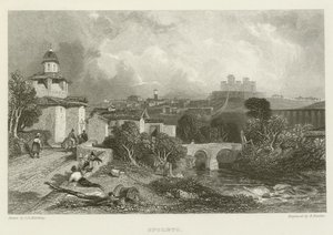 Spoleto od James Duffield Harding