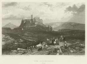 Akropole, Atény od James Duffield Harding