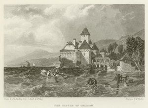 Hrad Chillon od James Duffield Harding