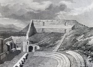 Tragické divadlo, 1828 od James Duffield Harding