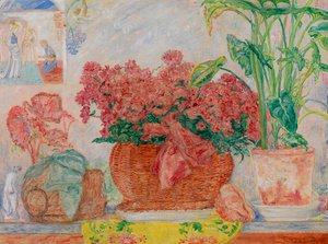 Azalky, kolem 1920-30 (olej na plátně) od James Ensor