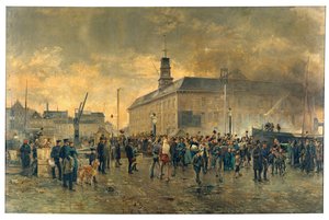 Belgičtí emigranti (olej na plátně) od James Ensor