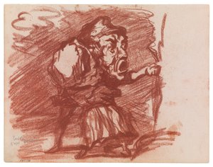 Kopie nach Daumier od James Ensor