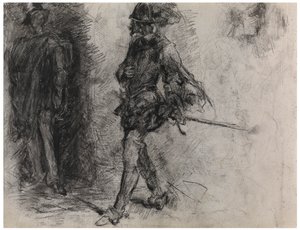 Don Quijote (obsahuje na papíře) od James Ensor
