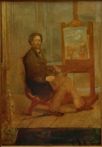 Ensor u jeho stojanu od James Sidney Ensor