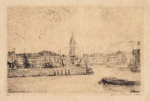 Pohled na Ostende z východu od James Ensor