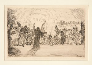 Kristus žebrákům (Kristus a žebráci) od James Ensor