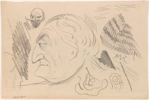 Muž z profilu od James Ensor