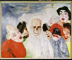 Masky a smrt od James Ensor