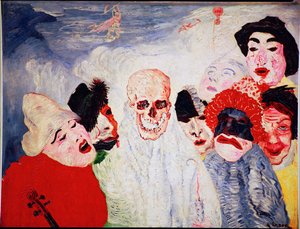Masky a smrt od James Ensor