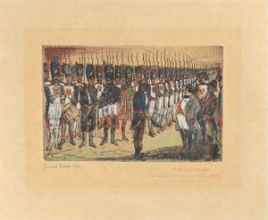 Napoleonovo rozloučení od James Ensor