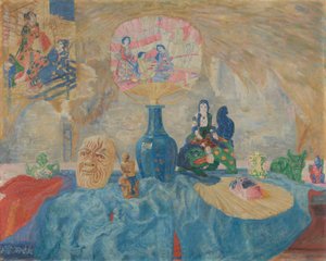 Zátiší s chinoiserií od James Ensor