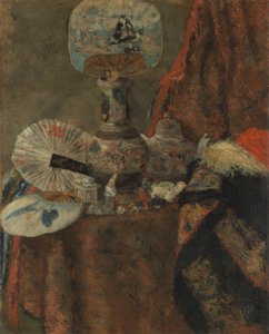 Zátiší s čínskými předměty od James Ensor