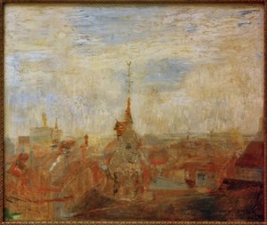 Vaše střechy Ostende od James Sidney Ensor