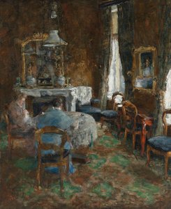 Buržoazní salón od James Ensor