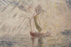 Kristus uklidňuje bouři od James Ensor