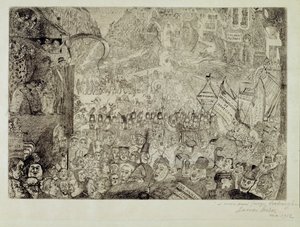 Vjezd Krista do Bruselu od James Ensor