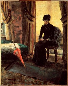 Ponurá dáma od James Ensor