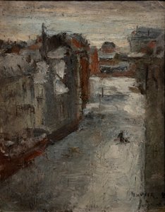 Van Iseghemlaan pod sněhem od James Ensor