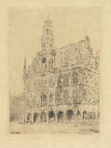 Radnice v Oudenaarde od James Ensor