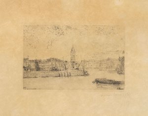 Pohled na Ostende na východě od James Ensor